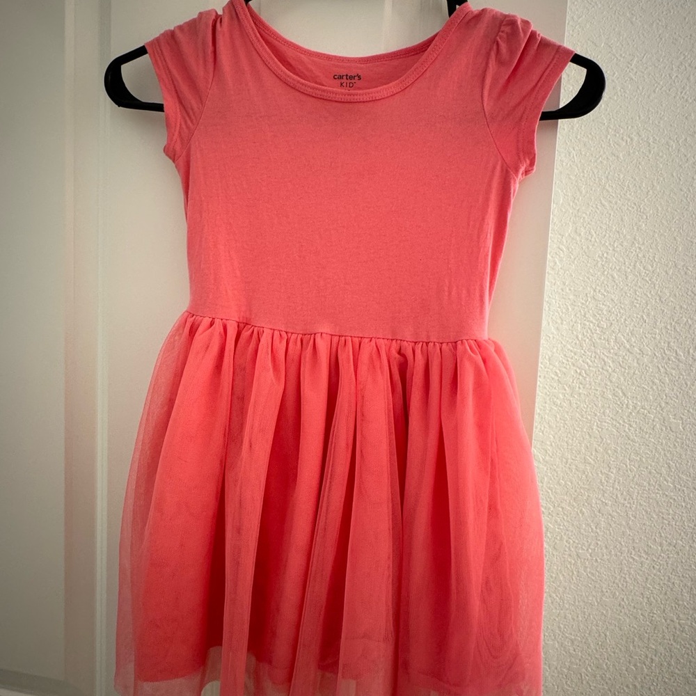 Carter's Coral Casual Dress for Kids